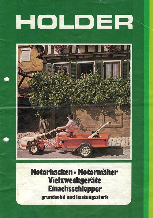 Das Holder Motorgeräte-Prospekt von 1982